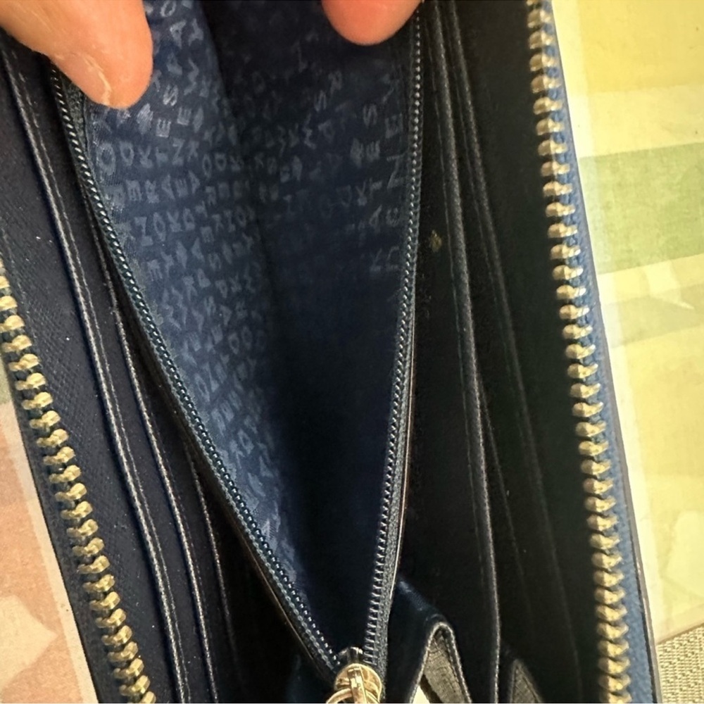 Kate Spade Laurel Way Neda Continental Striped Wallet - Picture 7 of 11